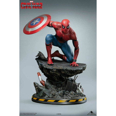 Queen Studios - Spider-Man 1/4 estatua Edición Normal - Capitán América: Civil War