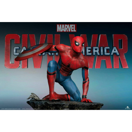 Queen Studios - Spider-Man 1/4 estatua Edición Normal - Capitán América: Civil War