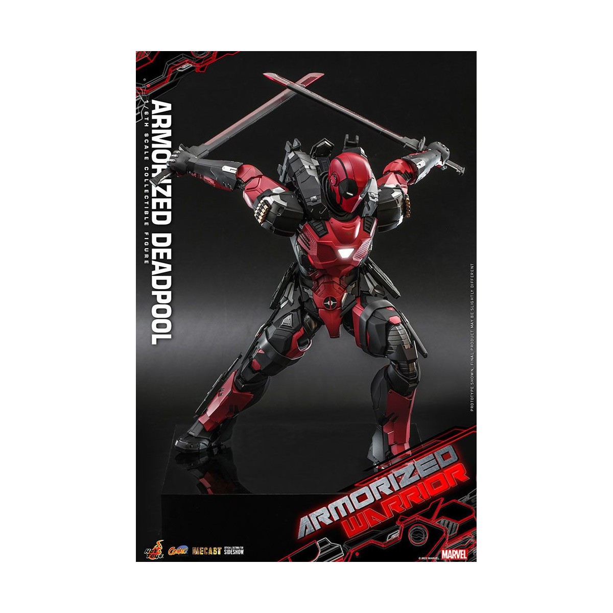 Hot Toys Marvel Armorized Warrior - Armorized Deadpool 1/6 
