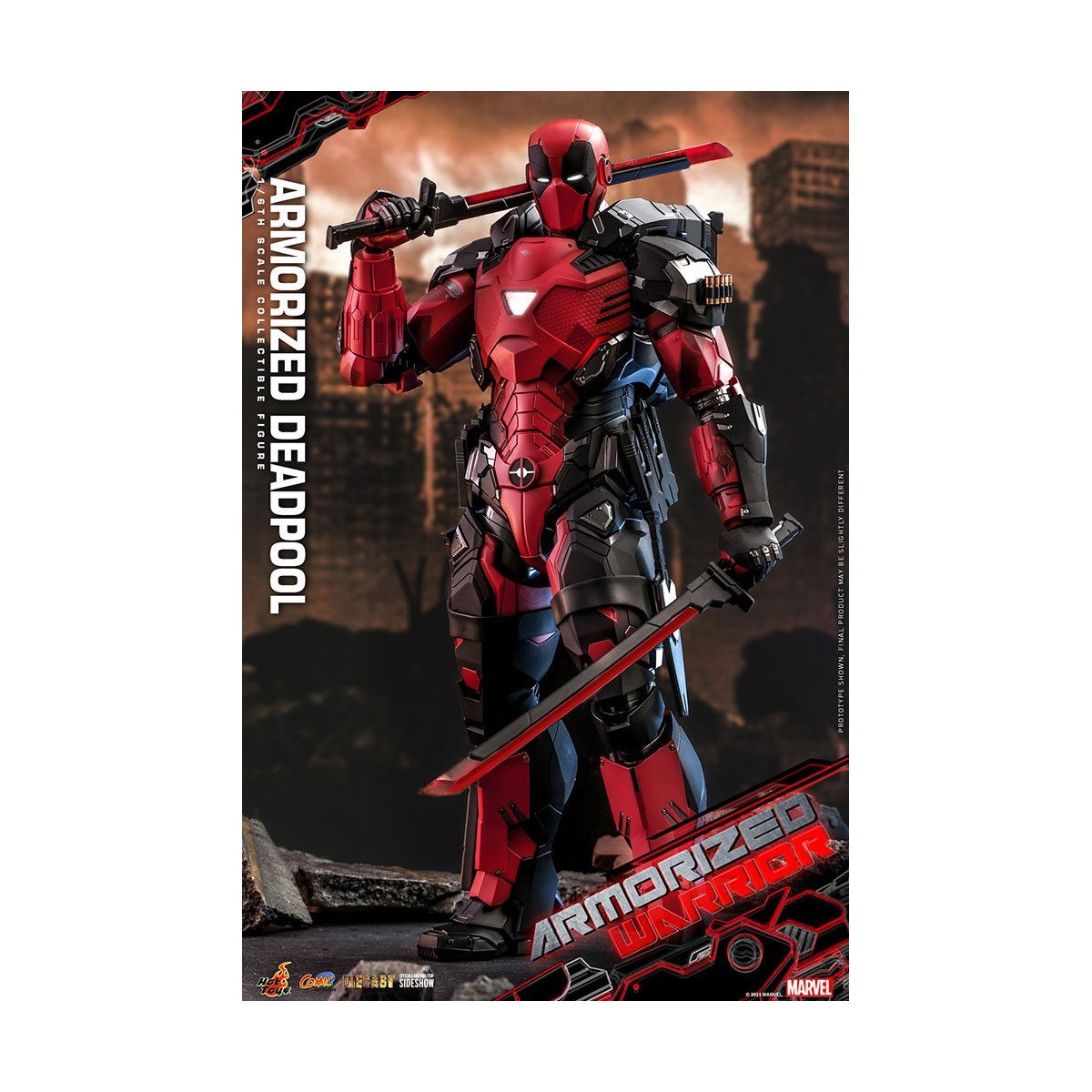 Hot Toys Marvel Armorized Warrior - Armorized Deadpool 1/6 