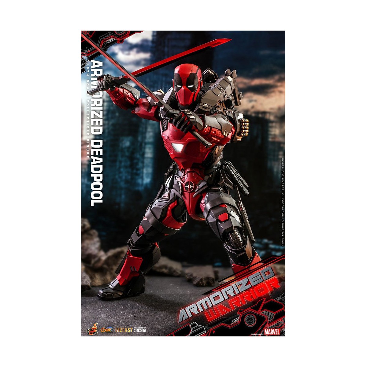 Hot Toys Marvel Armorized Warrior - Armorized Deadpool 1/6 