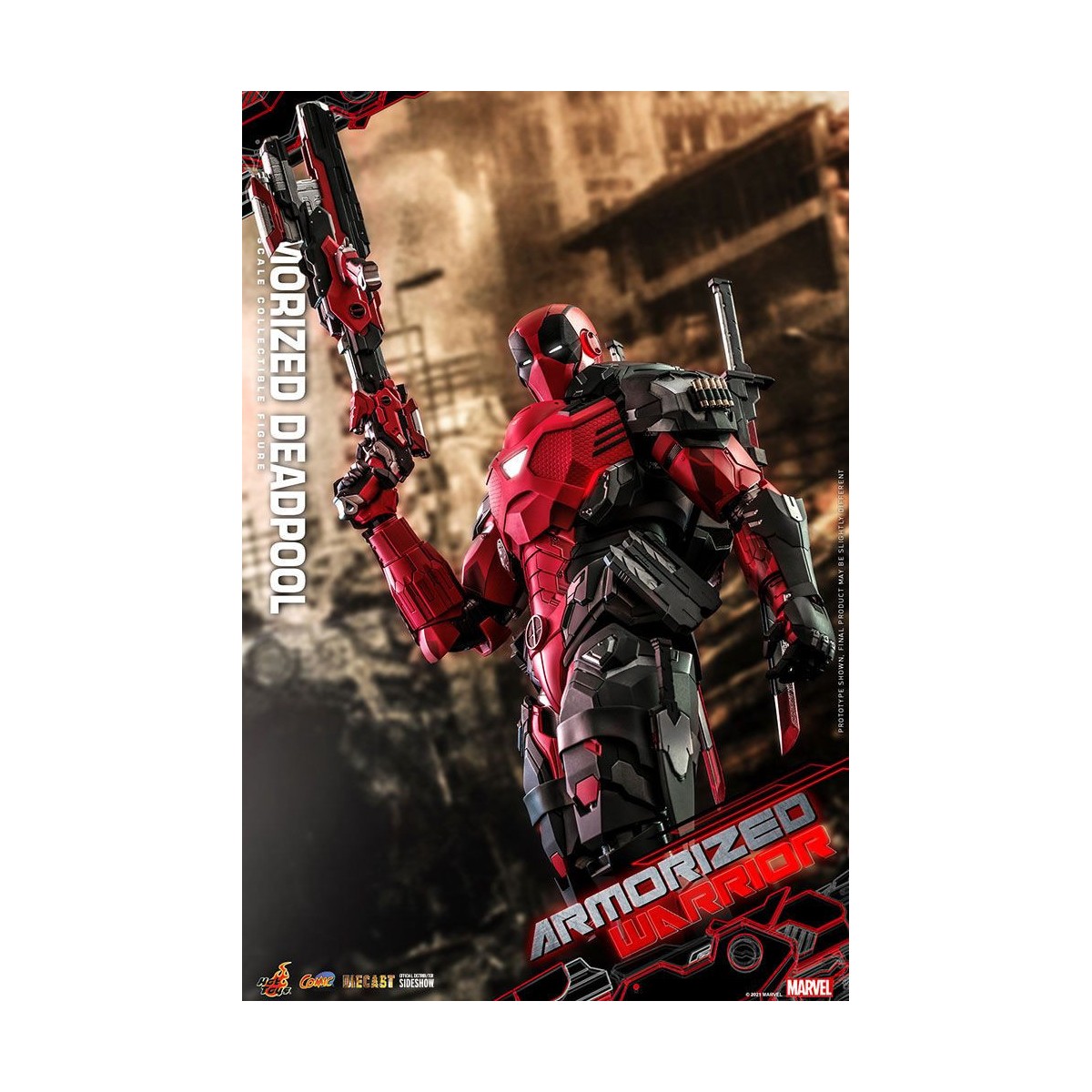 Hot Toys Marvel Armorized Warrior - Armorized Deadpool 1/6 