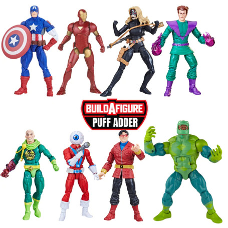 Marvel Legends - PUFF ADDER WAVE - The Avengers Classic Comic - set de 7 figuras