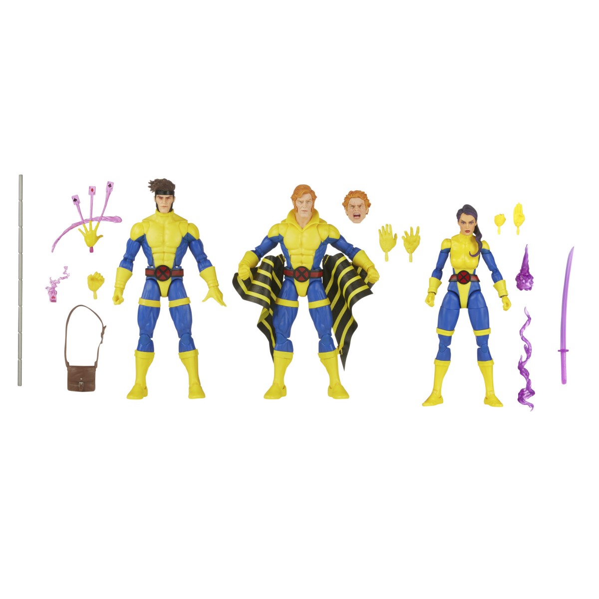 Marvel Legends Series - BANSHEE, GAMBIT & PSYLOCKE Uniforme Jim Lee - The Uncanny X-Men 3 Pack