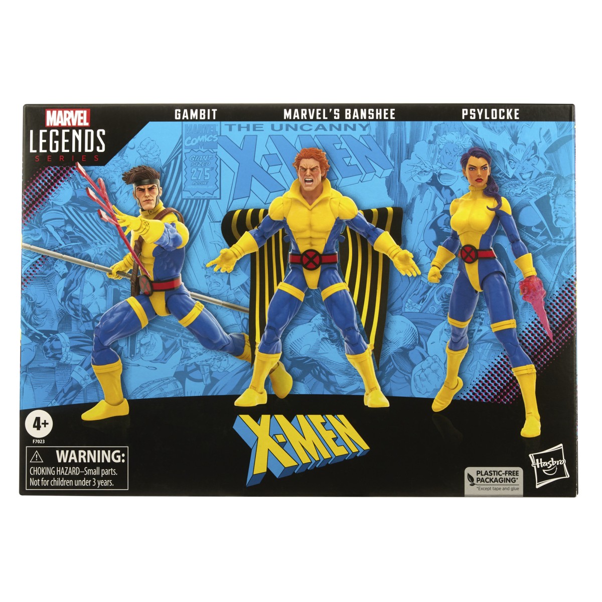 Marvel Legends Series - BANSHEE, GAMBIT & PSYLOCKE Uniforme Jim Lee - The Uncanny X-Men 3 Pack