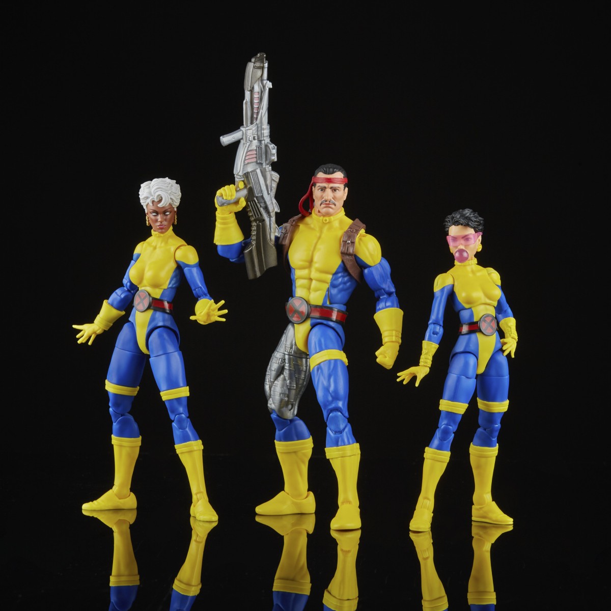 Marvel Legends Series - FORJA, TORMENTA Y JUBILEE Uniforme Jim Lee - The Uncanny X-Men 3 Pack