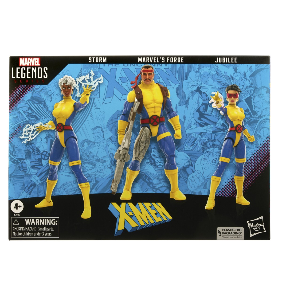Marvel Legends Series - FORJA, TORMENTA Y JUBILEE Uniforme Jim Lee - The Uncanny X-Men 3 Pack