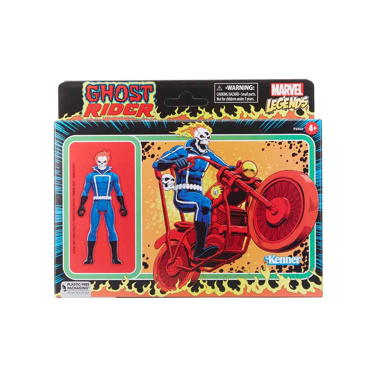 Marvel Legends RETRO - Ghost Rider con bicicleta