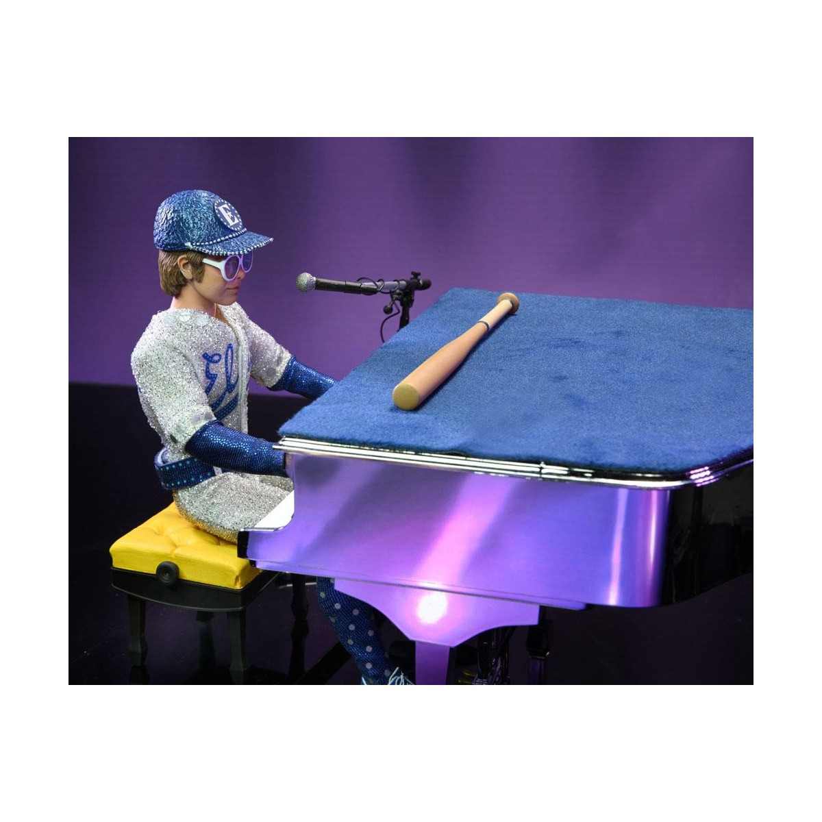 Neca - Elton John Live in '75 Deluxe Set - Tela retro