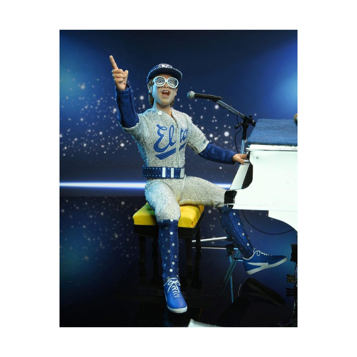 Neca - Elton John Live in '75 Deluxe Set - Tela retro
