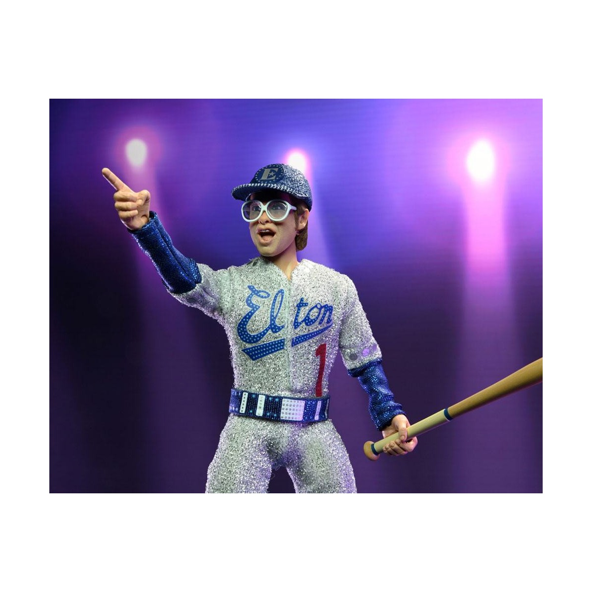 Neca - Elton John Live in '75 Deluxe Set - Tela retro