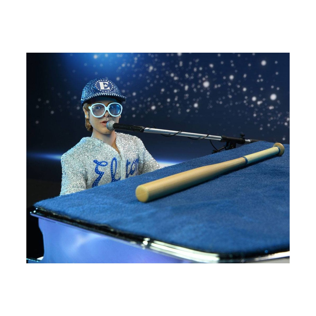 Neca - Elton John Live in '75 Deluxe Set - Tela retro