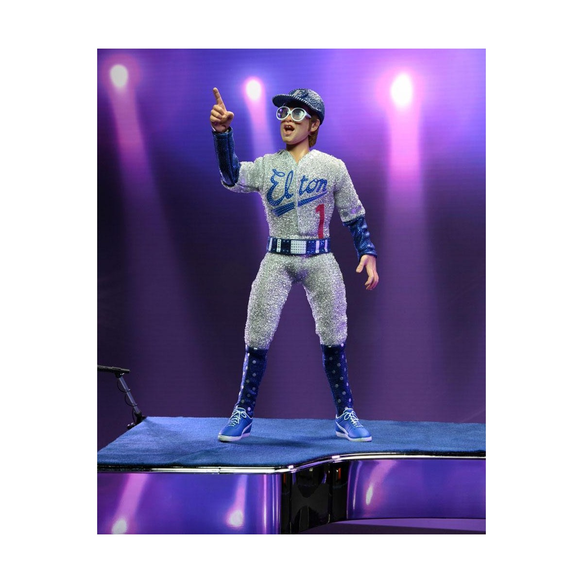 Neca - Elton John Live in '75 Deluxe Set - Tela retro