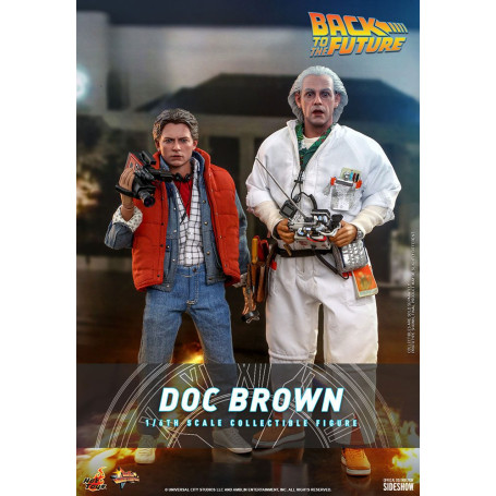 Hot Toys Regreso al Futuro Doc Brown figura de acción 1/6