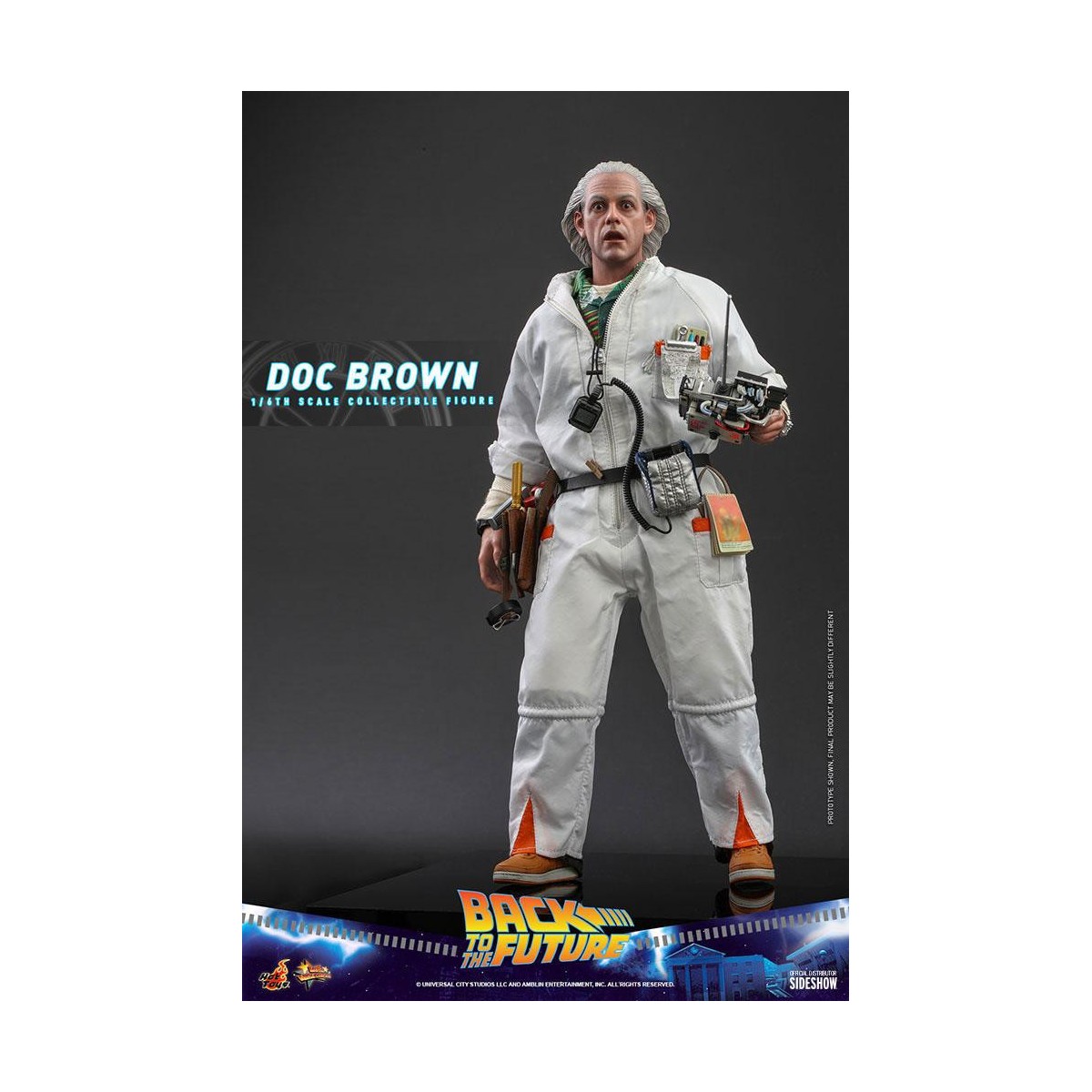 Hot Toys Regreso al Futuro Doc Brown figura de acción 1/6