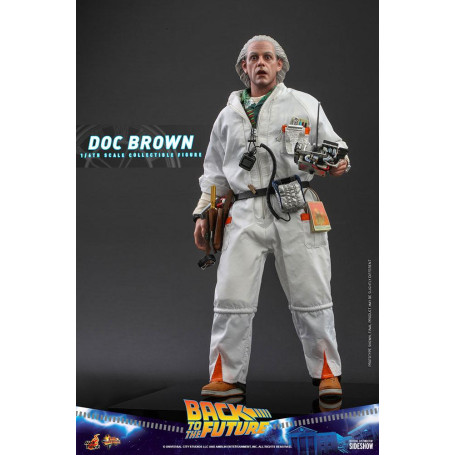 Hot Toys Regreso al Futuro Doc Brown figura de acción 1/6