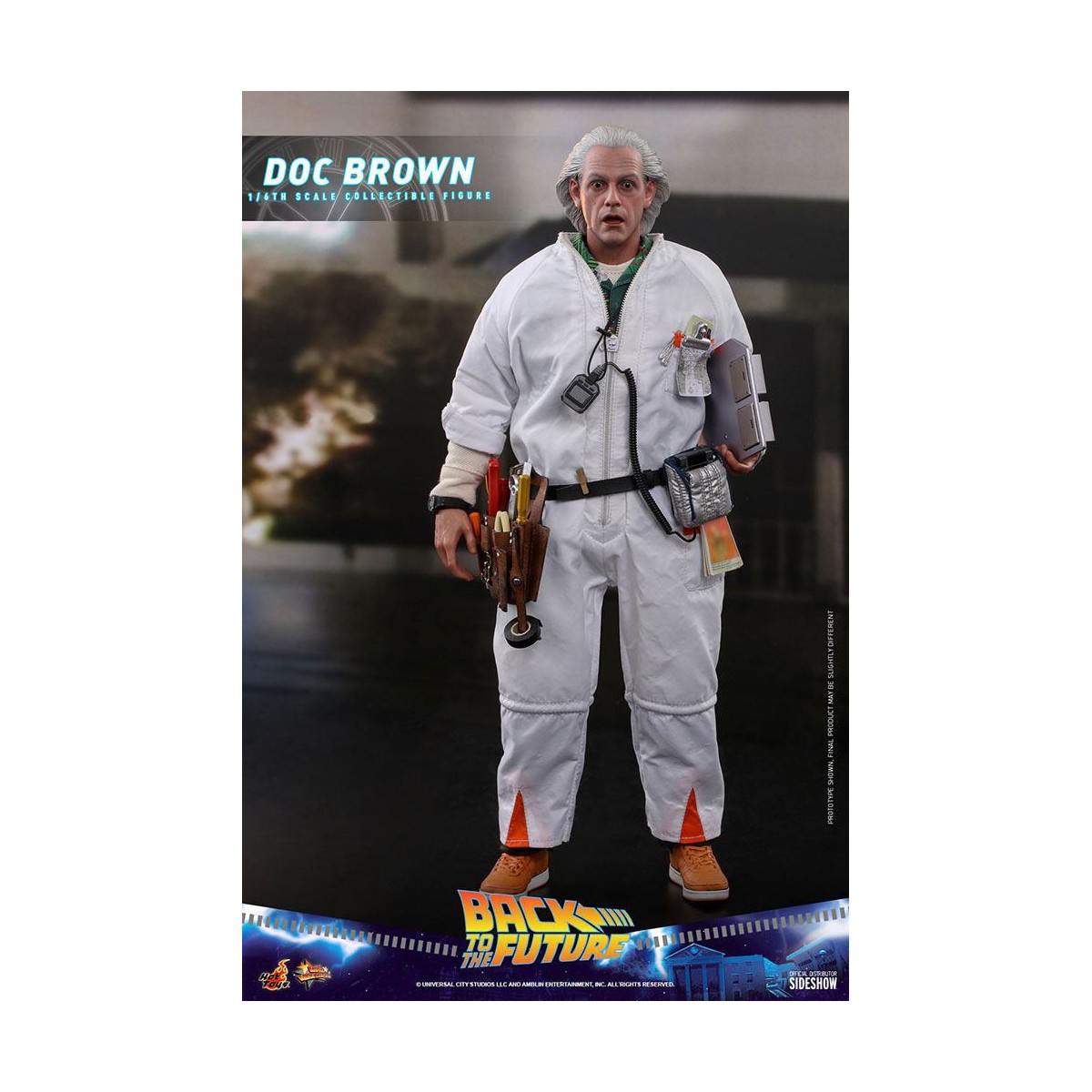 Hot Toys Regreso al Futuro Doc Brown figura de acción 1/6