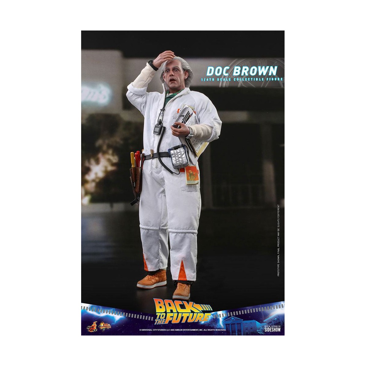 Hot Toys Regreso al Futuro Doc Brown figura de acción 1/6