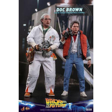 Hot Toys Regreso al Futuro Doc Brown figura de acción 1/6