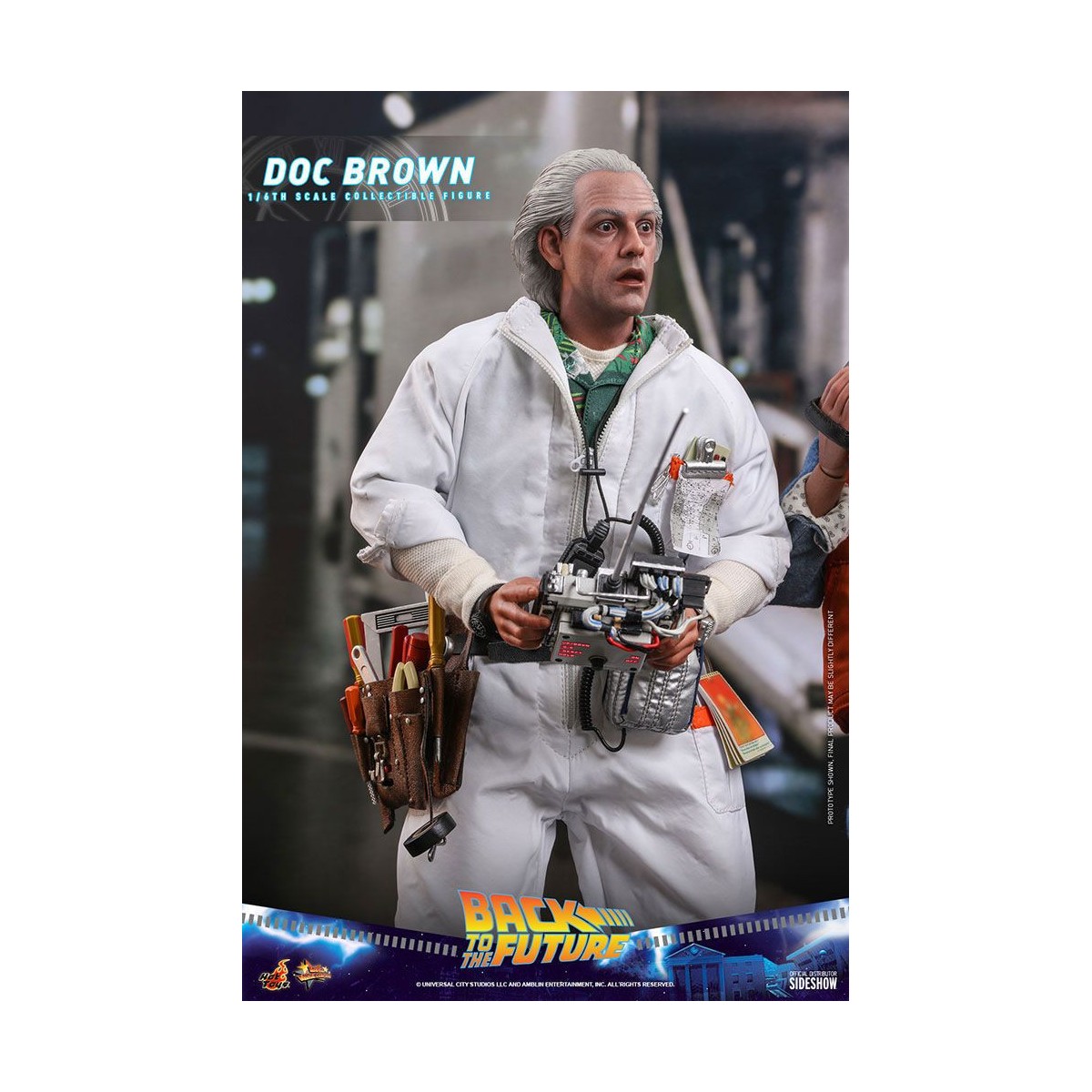 Hot Toys Regreso al Futuro Doc Brown figura de acción 1/6