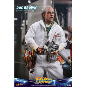Hot Toys Regreso al Futuro Doc Brown figura de acción 1/6
