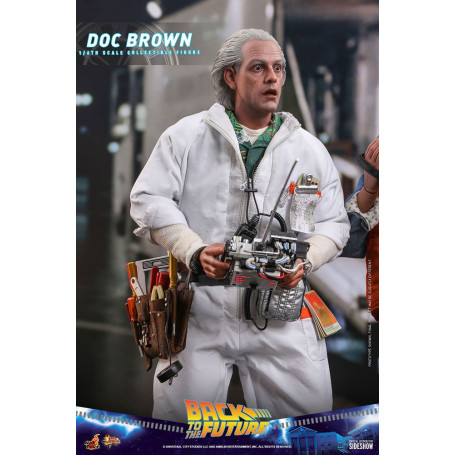 Hot Toys Regreso al Futuro Doc Brown figura de acción 1/6