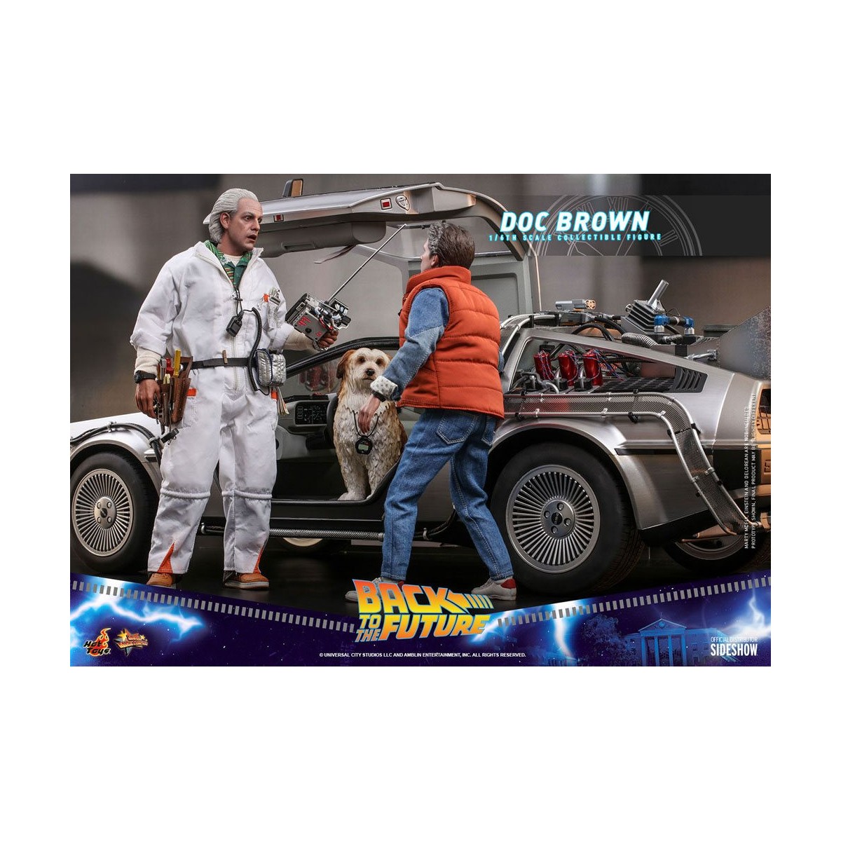 Hot Toys Regreso al Futuro Doc Brown figura de acción 1/6