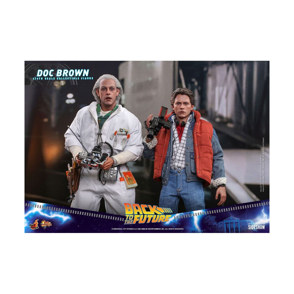 Hot Toys Regreso al Futuro Doc Brown figura de acción 1/6