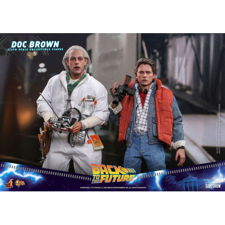 Hot Toys Regreso al Futuro Doc Brown figura de acción 1/6