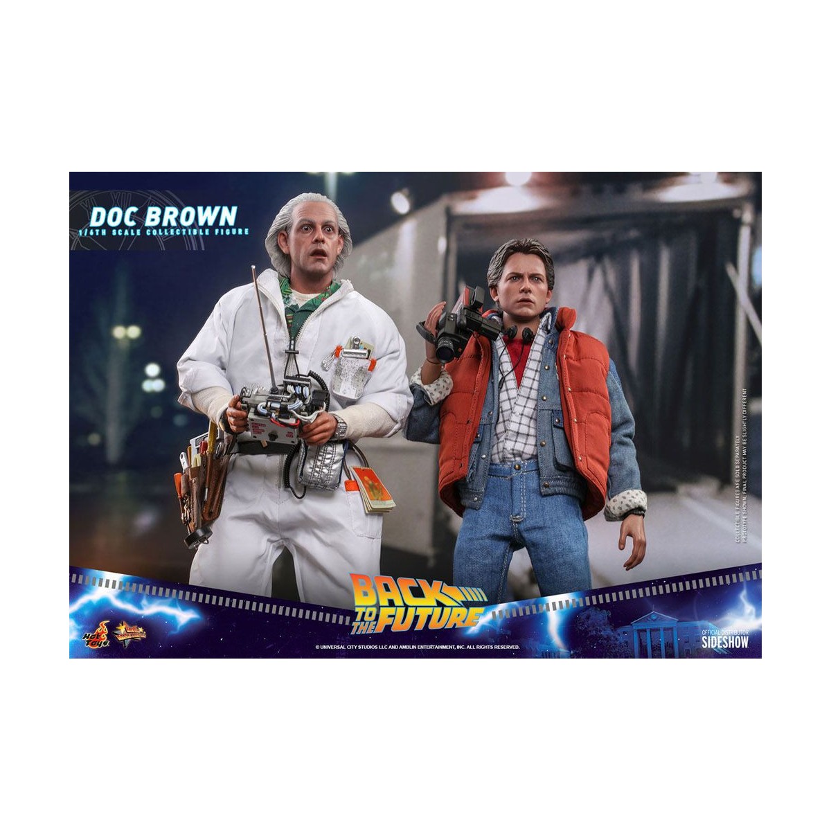 Hot Toys Regreso al Futuro Doc Brown figura de acción 1/6