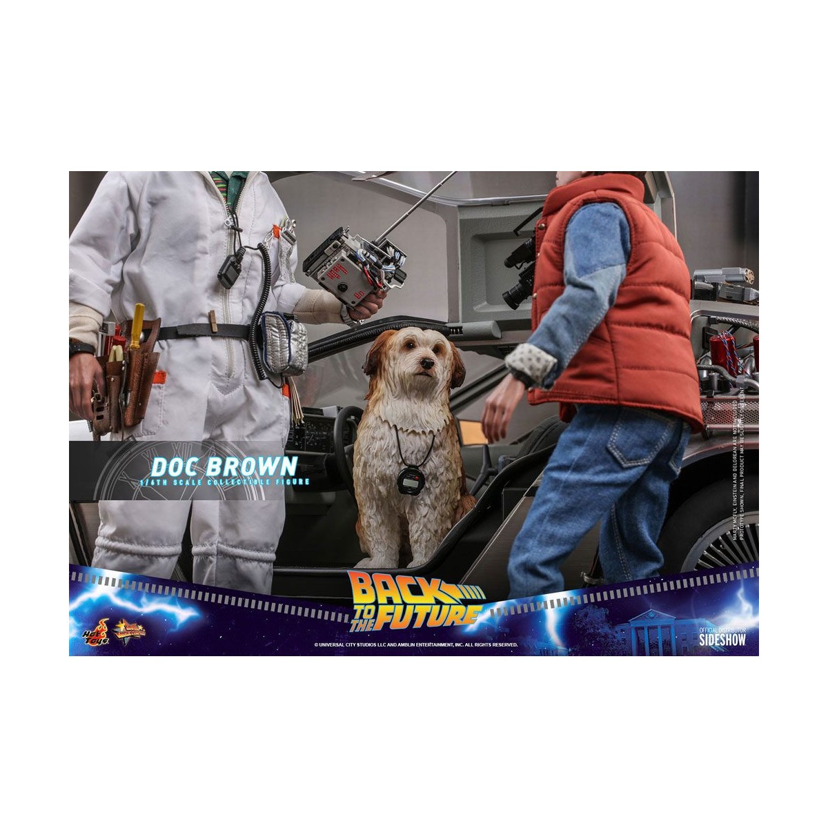 Hot Toys Regreso al Futuro Doc Brown figura de acción 1/6