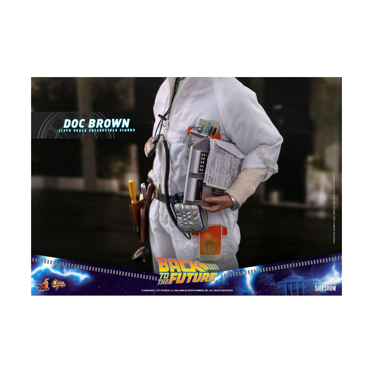 Hot Toys Regreso al Futuro Doc Brown figura de acción 1/6