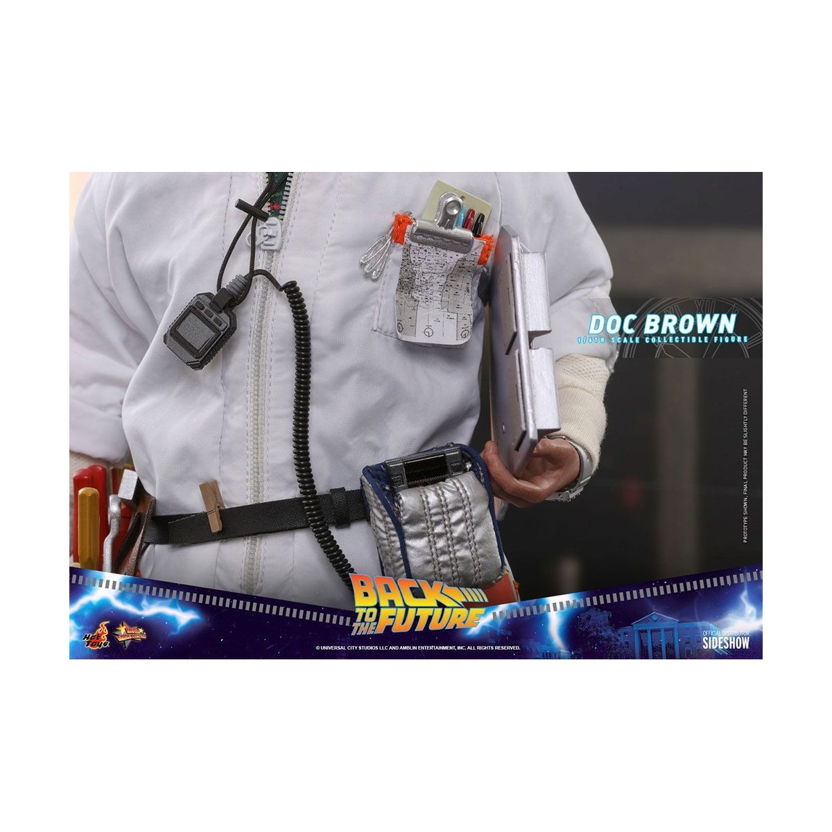 Hot Toys Regreso al Futuro Doc Brown figura de acción 1/6