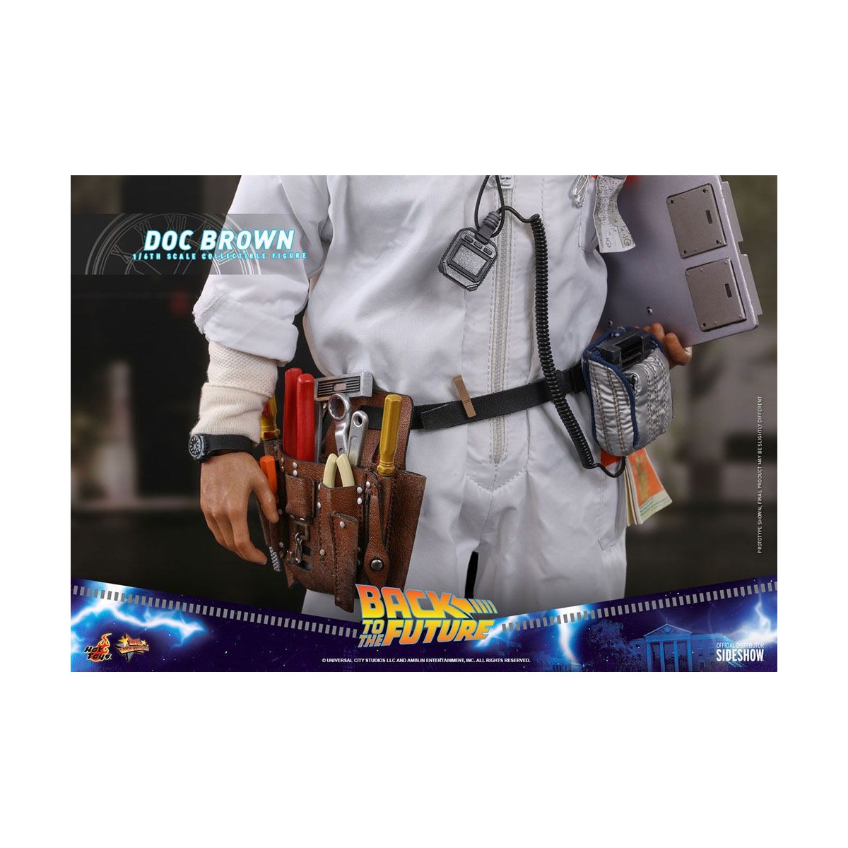 Hot Toys Regreso al Futuro Doc Brown figura de acción 1/6
