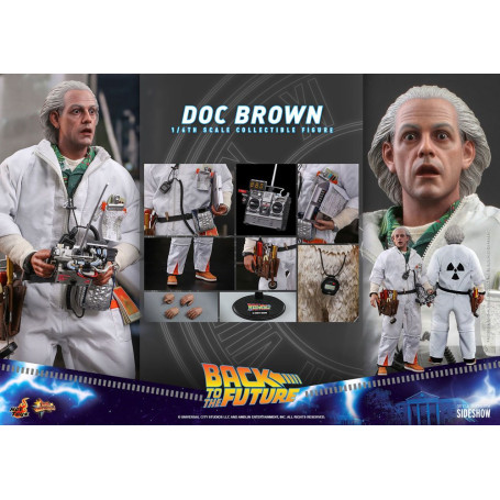 Hot Toys Regreso al Futuro Doc Brown figura de acción 1/6