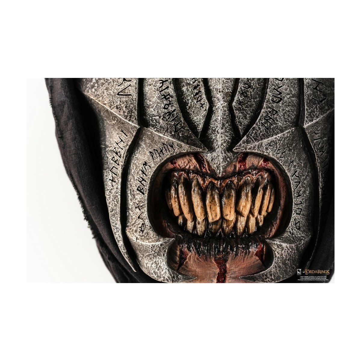 Pure Arts LOTR Boca de Sauron 1:1 Escala Arte Máscara Estatua - El Señor de los Anillos El Retorno del Rey