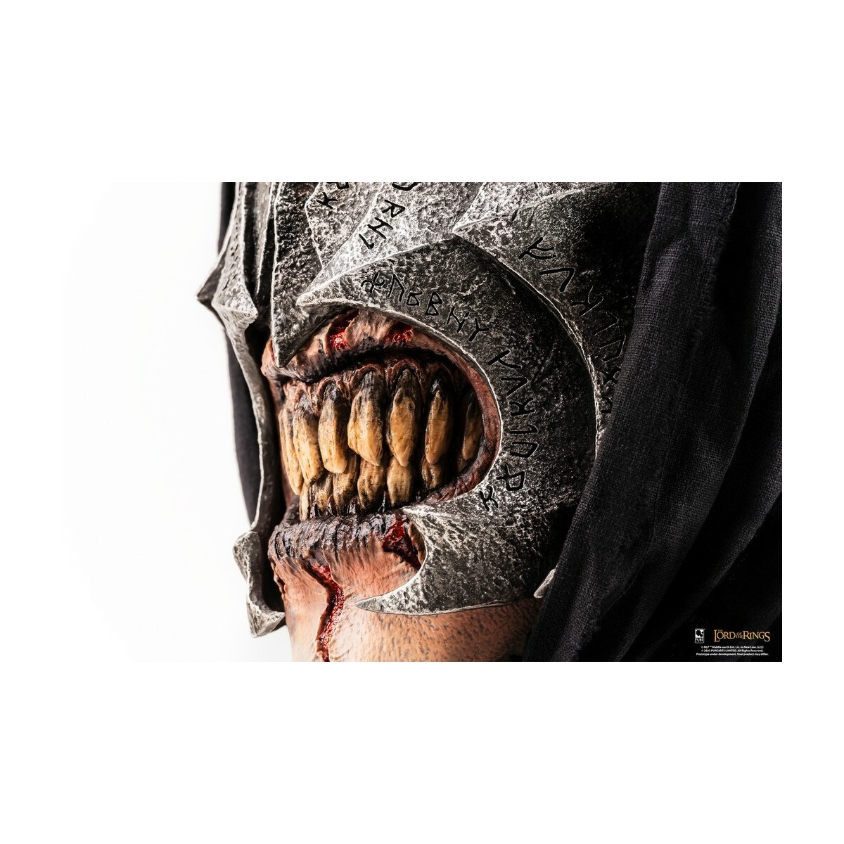 Pure Arts LOTR Boca de Sauron 1:1 Escala Arte Máscara Estatua - El Señor de los Anillos El Retorno del Rey