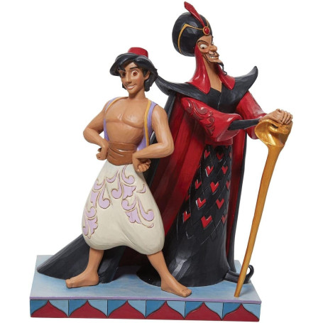 Enesco Disney Traditions - Aladdin - Aladdin y Jafar - Héroe vs Villano