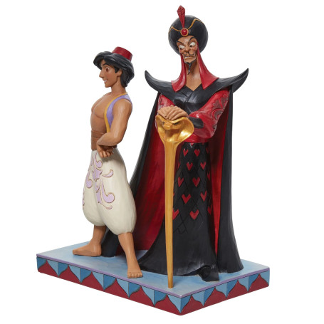 Enesco Disney Traditions - Aladdin - Aladdin y Jafar - Héroe vs Villano