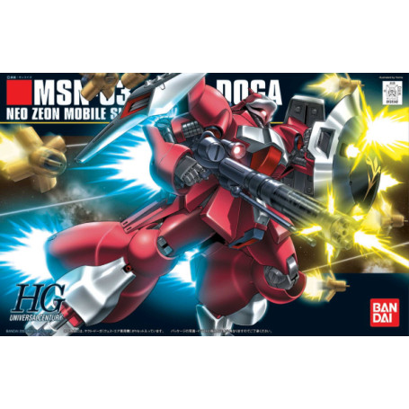 Bandai - Gunpla - Gundam 1/144 HG - MSN-03 JAGD DOGA (QUESS PARAYA) - Contraataque de Char Siglo Universal