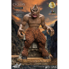 Star ace - Ray Harryhausens Horned Cyclops Deluxe Version - El Séptimo Viaje de Simbad estatuilla de vinilo blando.