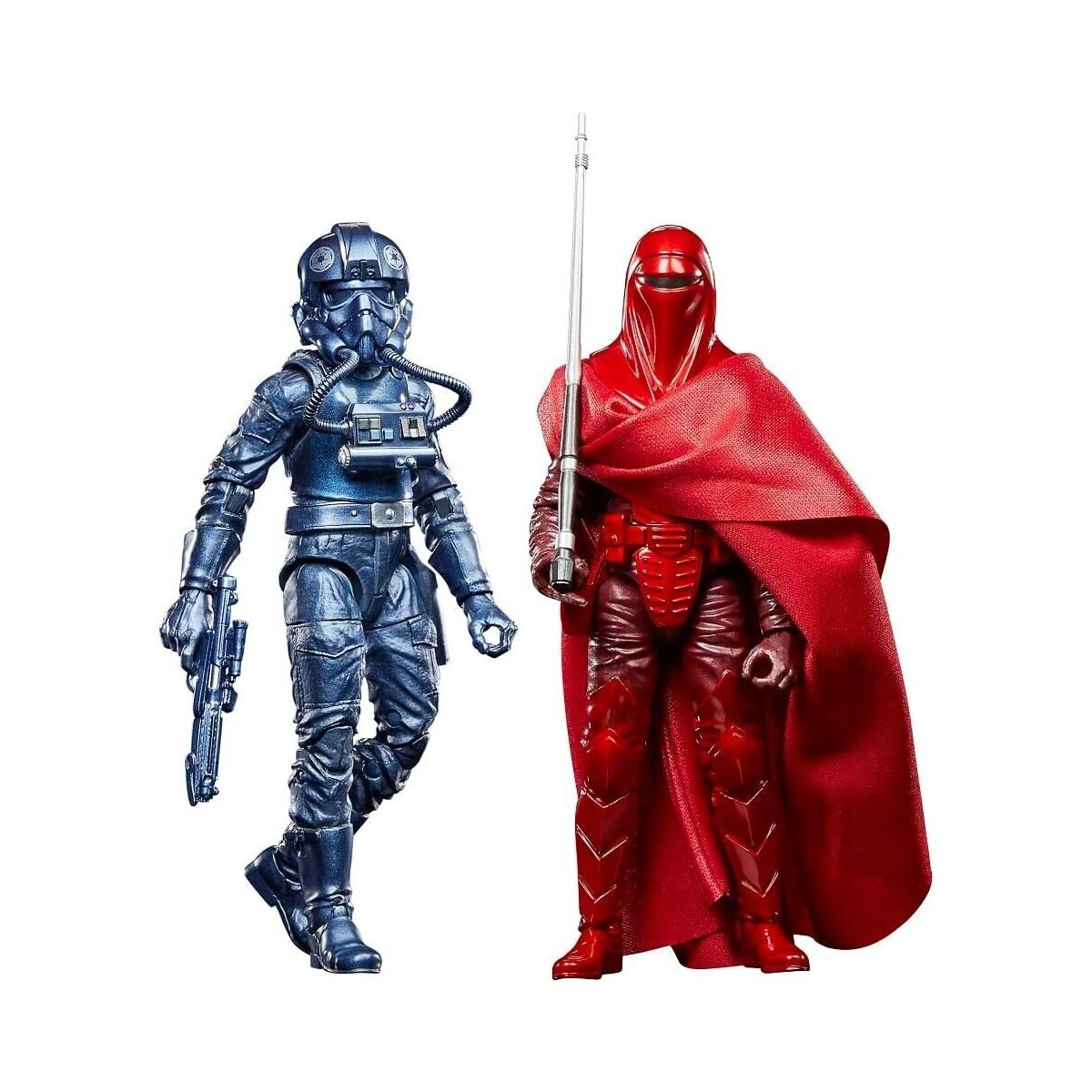 Star Wars La Serie Negra Carbonizada - Guardia Real del Emperador y Piloto de TIE Fighter 2-Pack - 40º Aniversario ROTJ