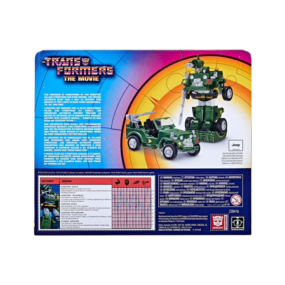 Hasbro - Transformers La Película - Autobot Hound - Retro Transformers