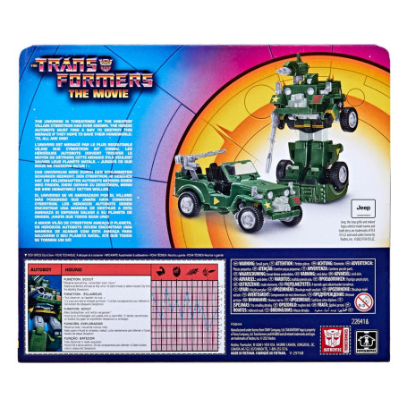 Hasbro - Transformers La Película - Autobot Hound - Retro Transformers