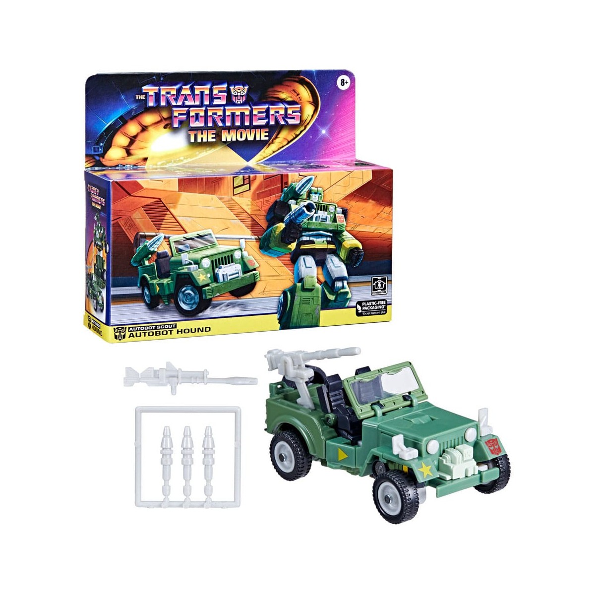 Hasbro - Transformers La Película - Autobot Hound - Retro Transformers