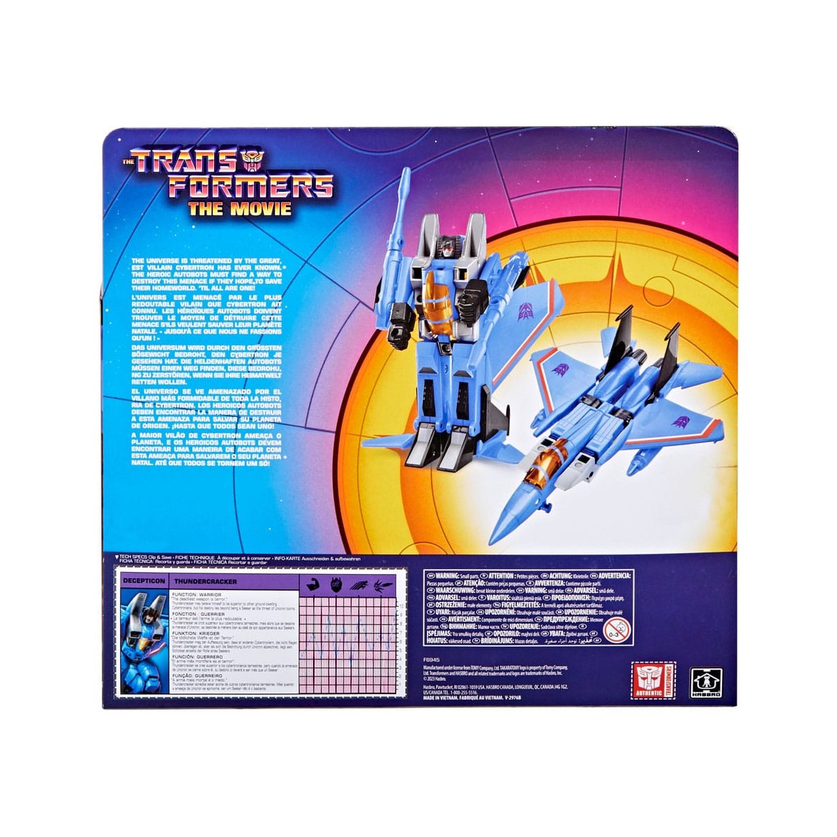 Hasbro - Transformers La Película - Decepticon Thundercracker - Retro Transformers