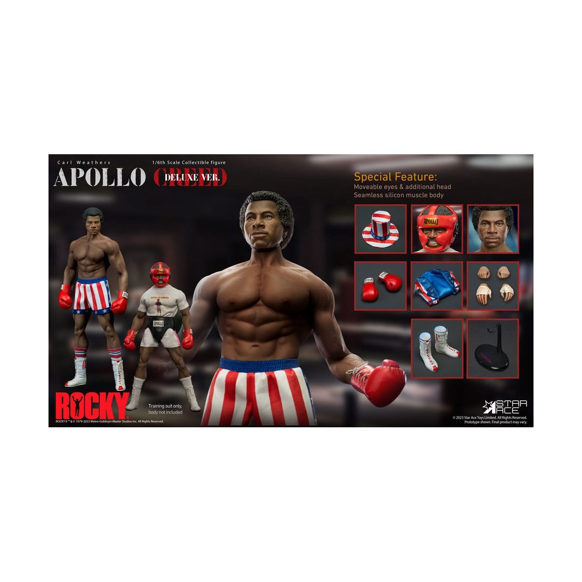 Star Ace - Rocky - Apollo Creed versión Deluxe 1/6