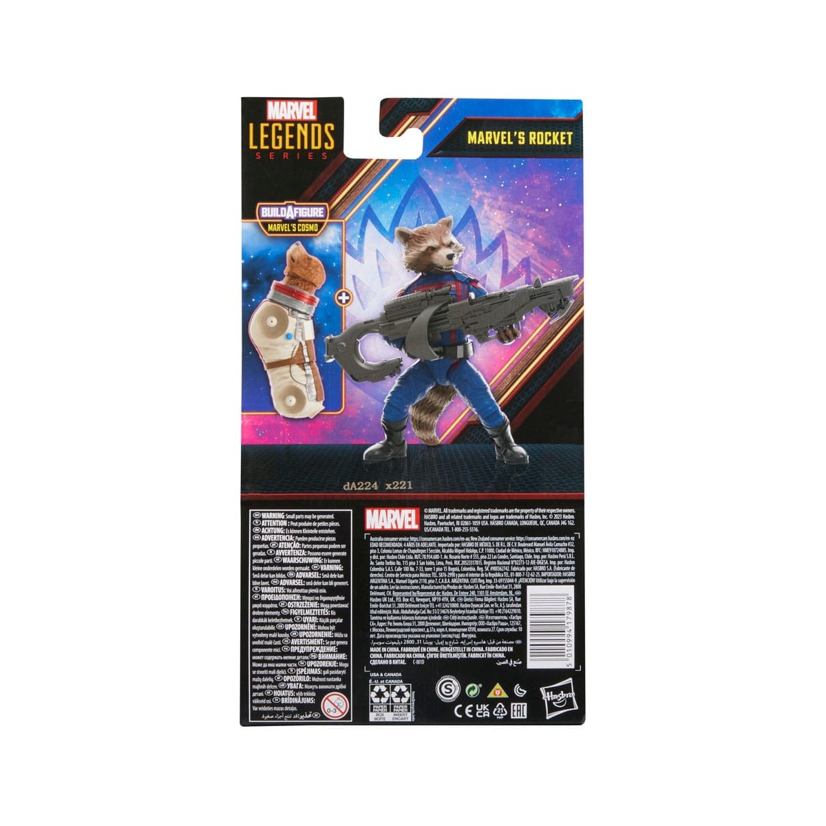 Marvel Legends Series - Mapache Cohete - Guardianes de la Galaxia vol.3
