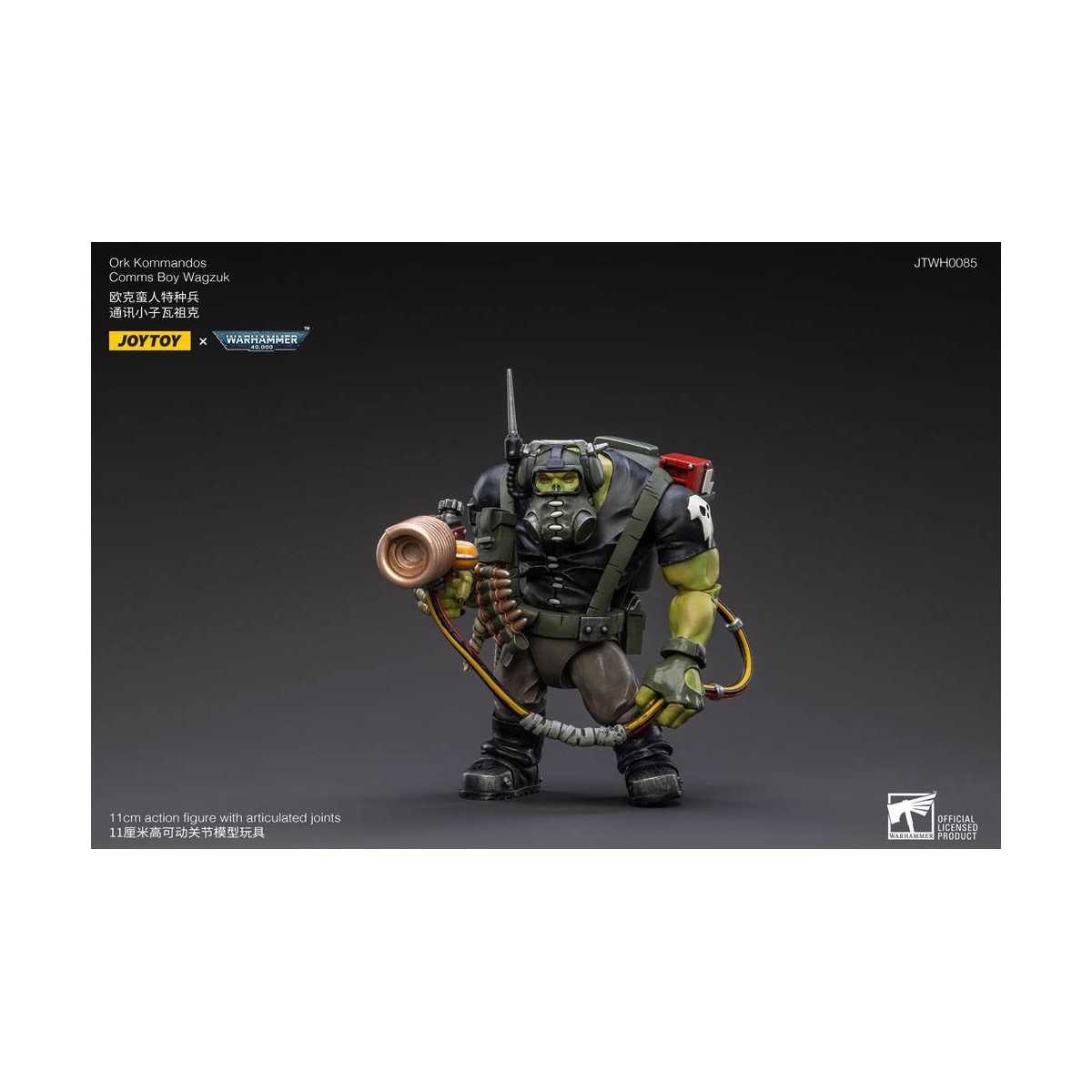 JoyToy Ork Kommandos - Comms Boy Wagzuk 1/18 - Warhammer 40K