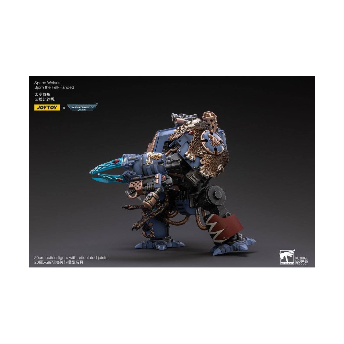 JoyToy - Marines Espaciales - Lobos Espaciales - Bjorn the Fell-Handed - Venerable Dreadnoughts 1/18 - Warhammer 40K